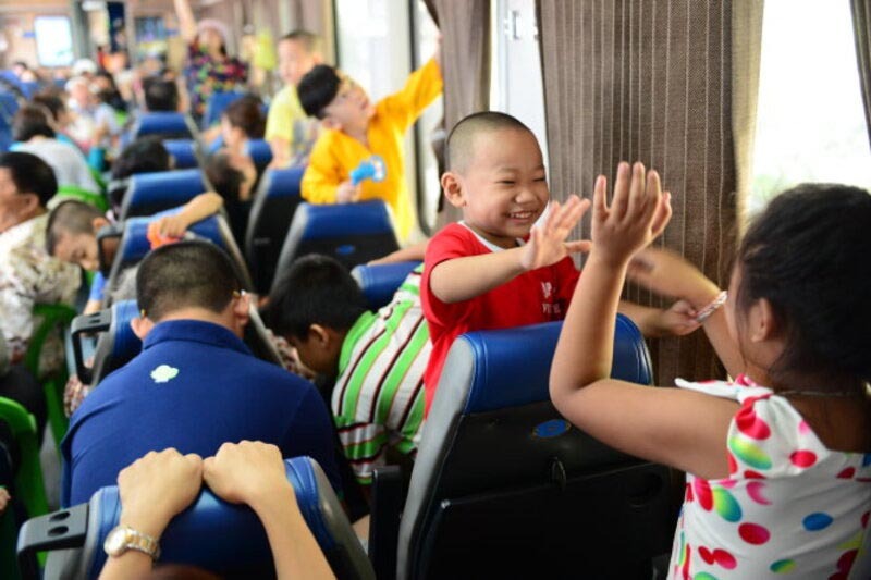 Quy định mua vé tàu cho trẻ em