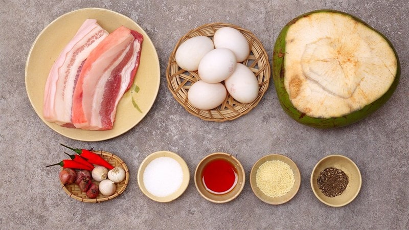 cách làm món thịt kho trứng