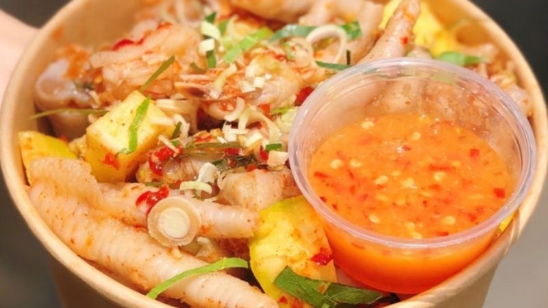 cách làm chân gà sốt thái đơn giản tại nhà