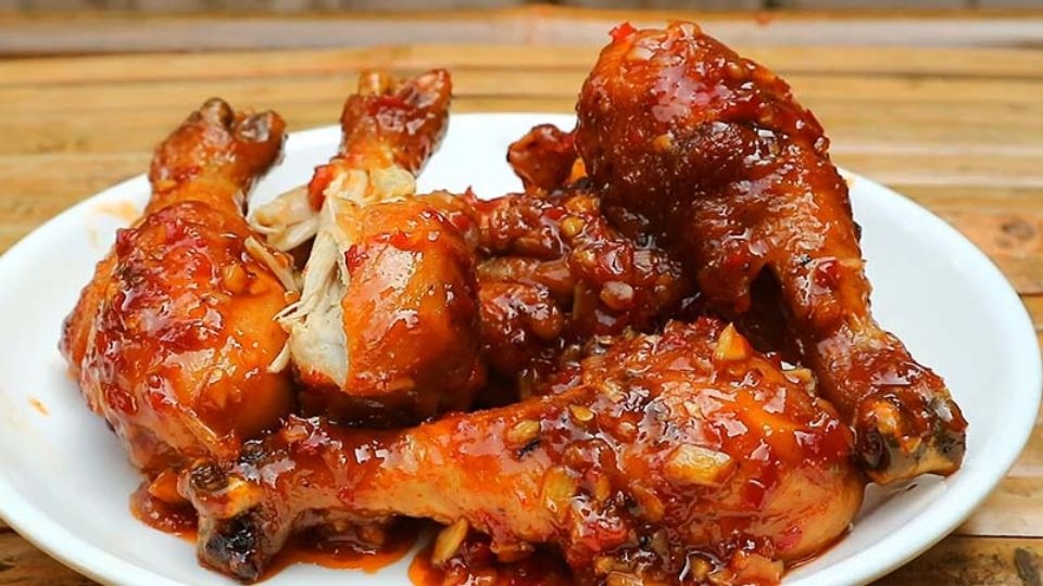 cách làm gà chiên mắm tỏi