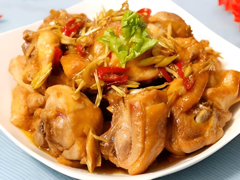 Cách làm món gà kho gừng