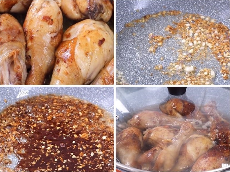 cách làm gà roti nước dừa