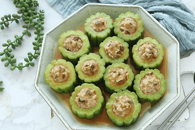 Cách làm món mướp đắng nhồi thịt