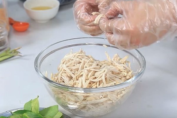 cách làm món nộm gà