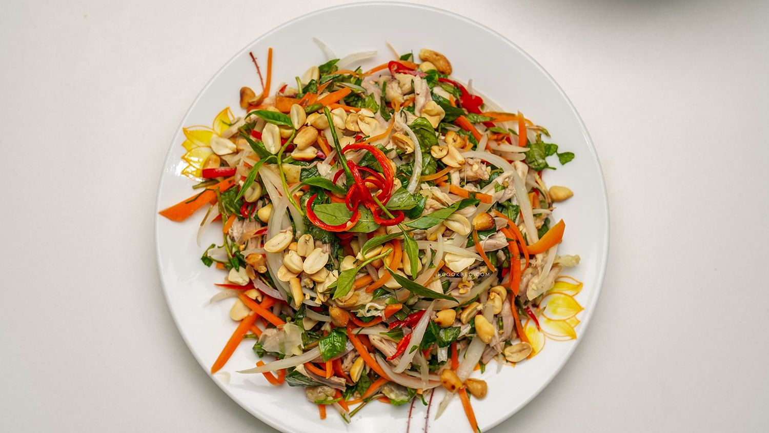 cach lam nộm gà