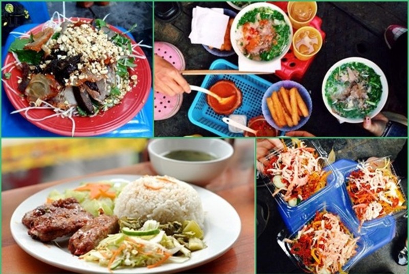 ăn gì phố đi bộ hồ gươm