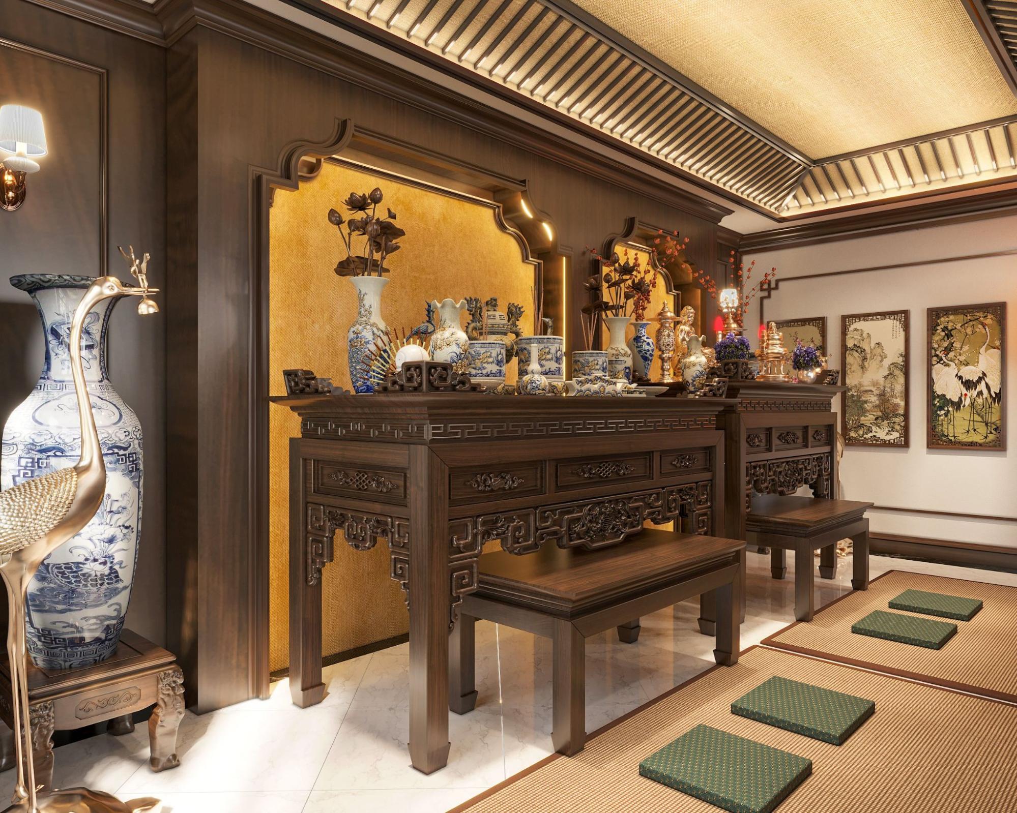 Thiết kế phòng thờ
