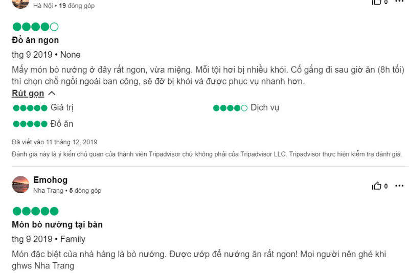quán bò Lạc Cảnh Nha Trang