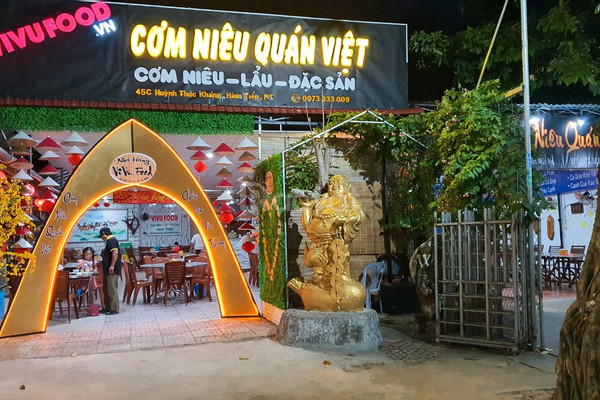 quán ăn ngon nằm trên đường huỳnh thúc kháng mũi né