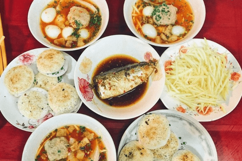 quán ăn sáng Phan Thiết