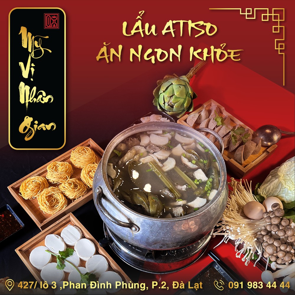 Lẩu atiso Đà Lạt Lẩu atiso Đà Lạt ngon
