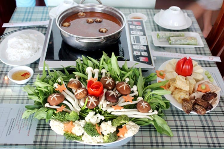Lẩu chay Đà Lạt