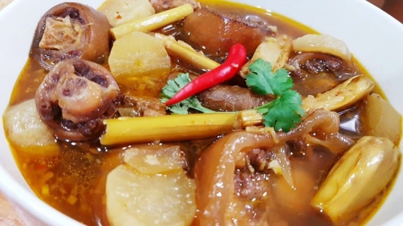 lẩu đuôi bò Đà Lạt