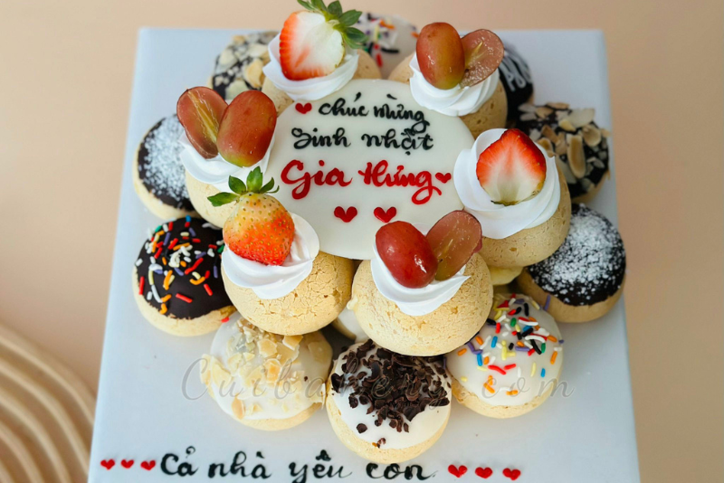 bánh su kem Đà Lạt