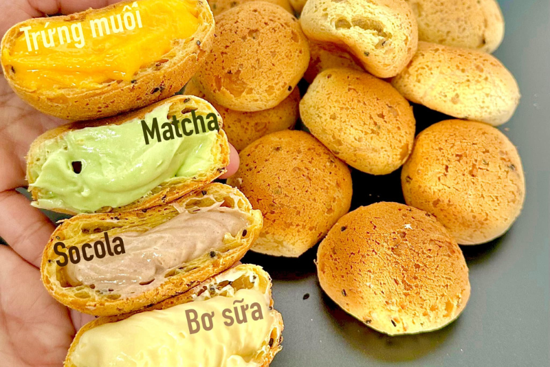 bánh su kem Đà Lạt