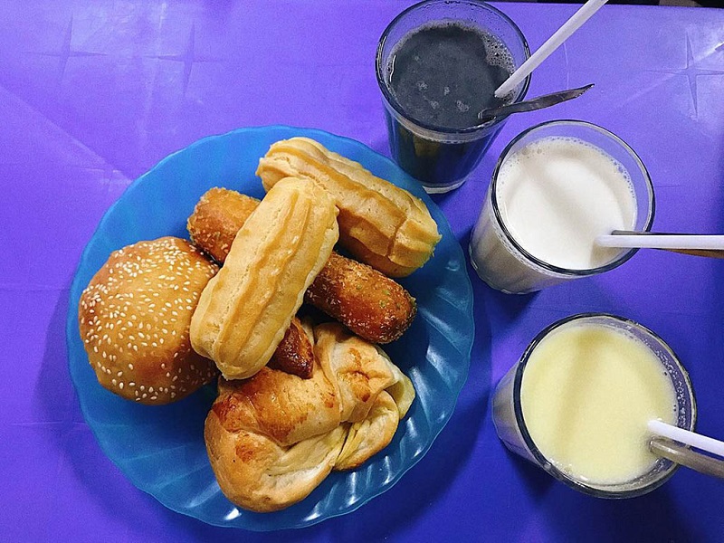sữa đậu nành chợ đà lạt