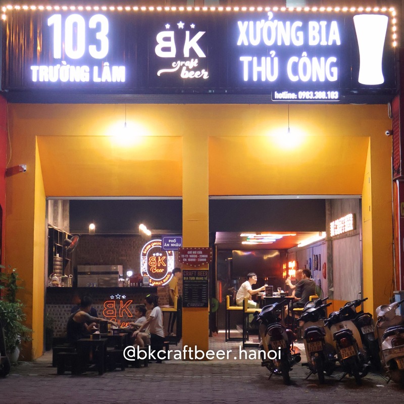 quán bia thủ công hà nội