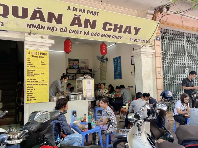 nhà hàng chay hai bà trưng