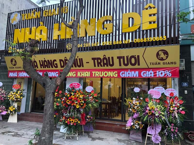 quán dê ngon long biên
