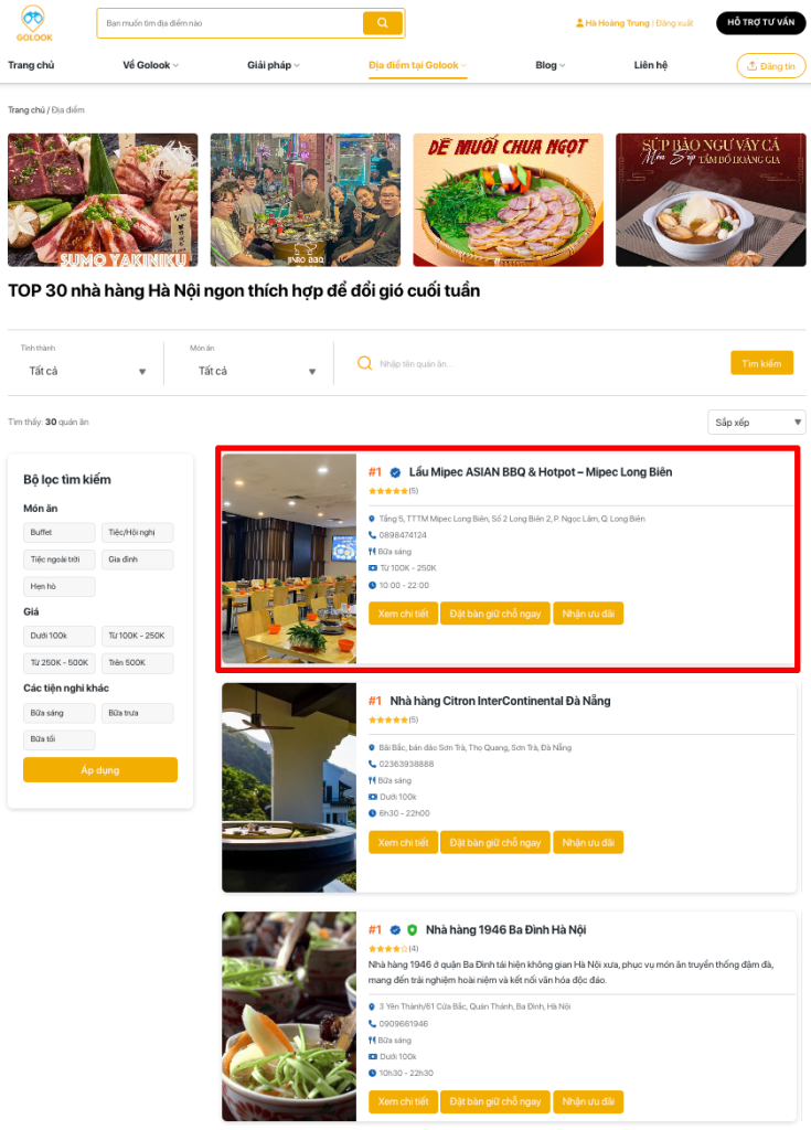 hồ sơ listing