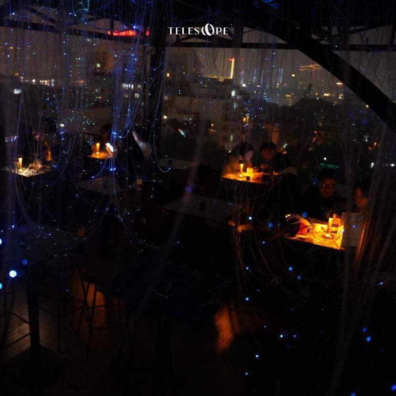 quán bar hồ tây view rooftop
