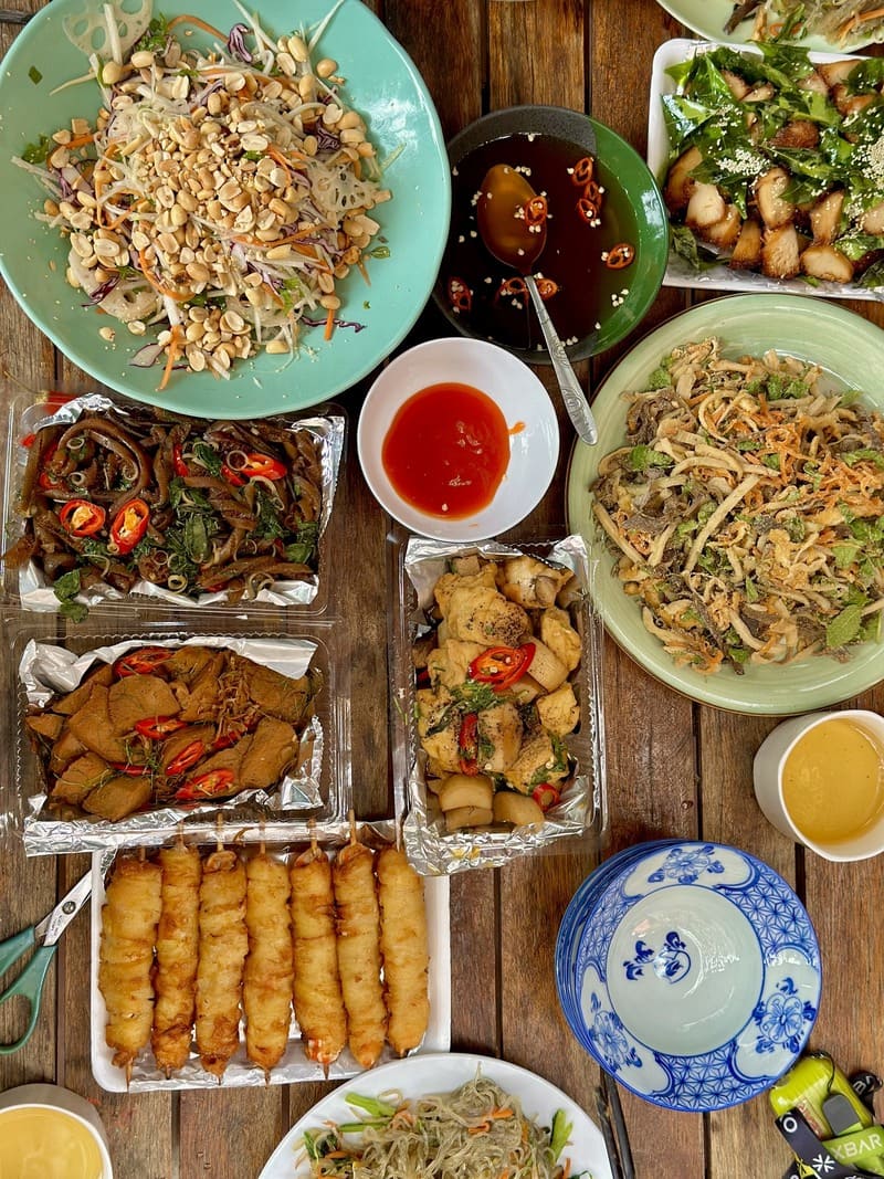 quán buffet chay hồ tây