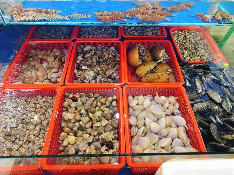 Hải sản Năm Đảnh menu