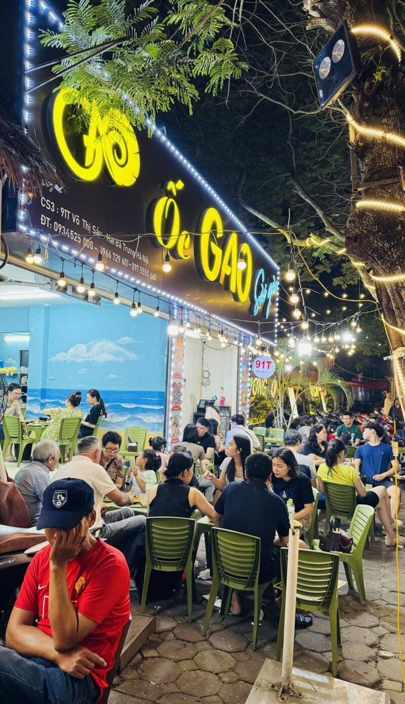 quán ốc hồ tây giá rẻ