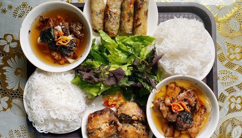 Bún chả hà đông ngon