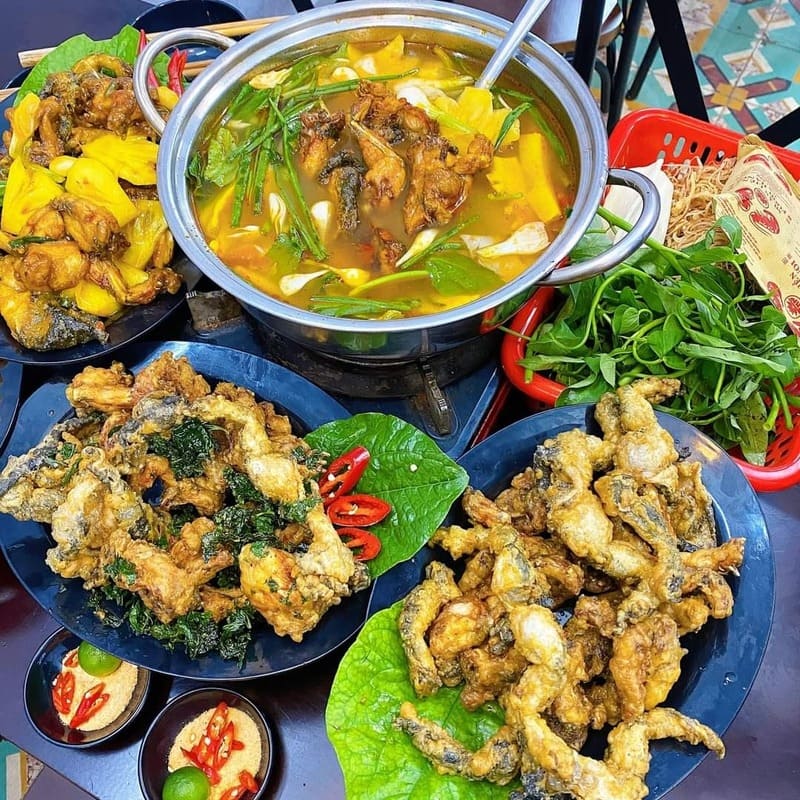 lẩu ếch hà nội