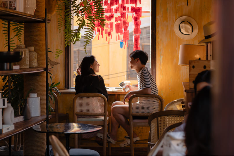 cafe sân thượng Hội An