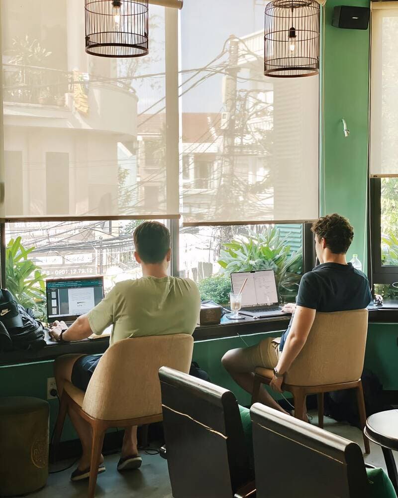 cafe sân thượng Hội An
