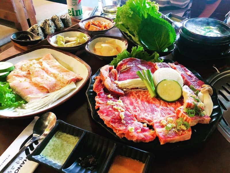 nhà hàng hàn quốc hội an