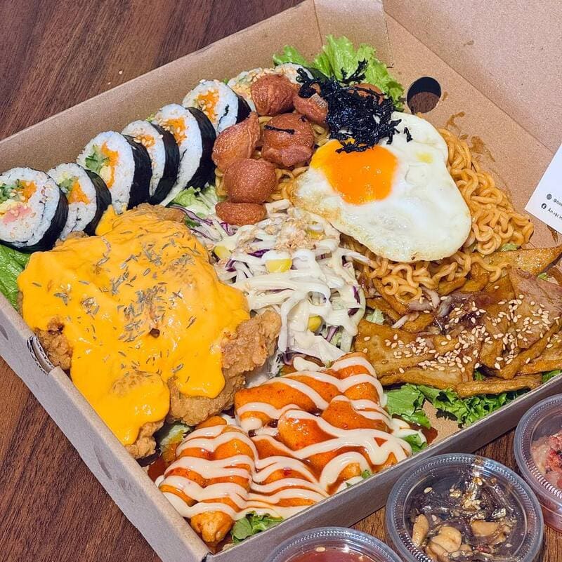 đồ ăn kiểu hàn quốc hội an