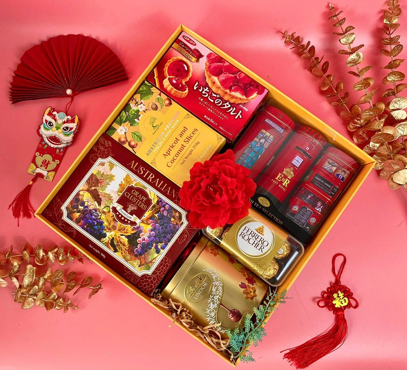 Set giỏ bánh kẹo tết